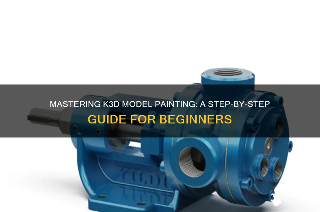 how do i paint a k3d model