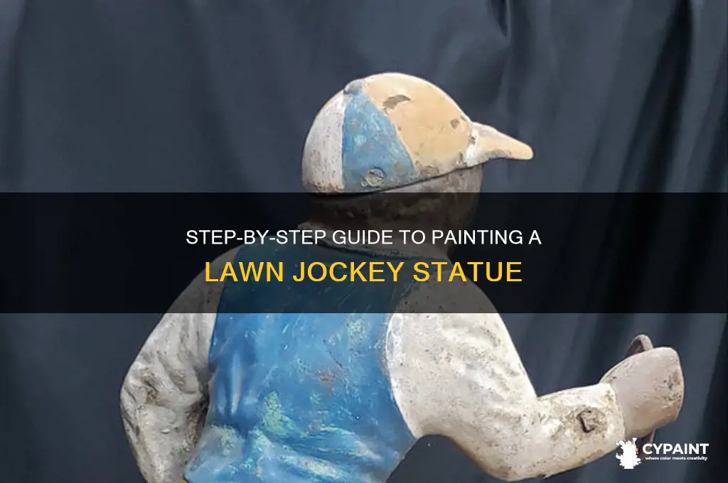 how do i paint a lawn jockey