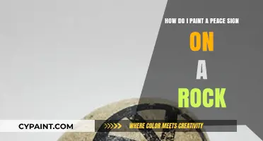 Creative Rock Art: Painting a Peace Sign Step-by-Step Guide