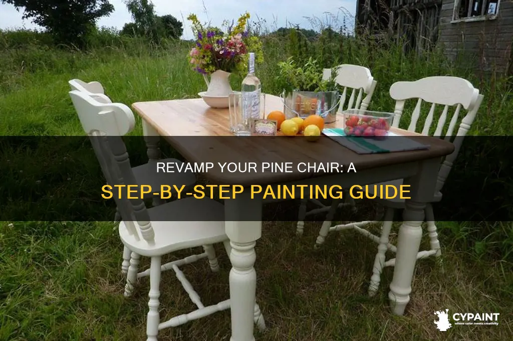 how do i paint a pine chair