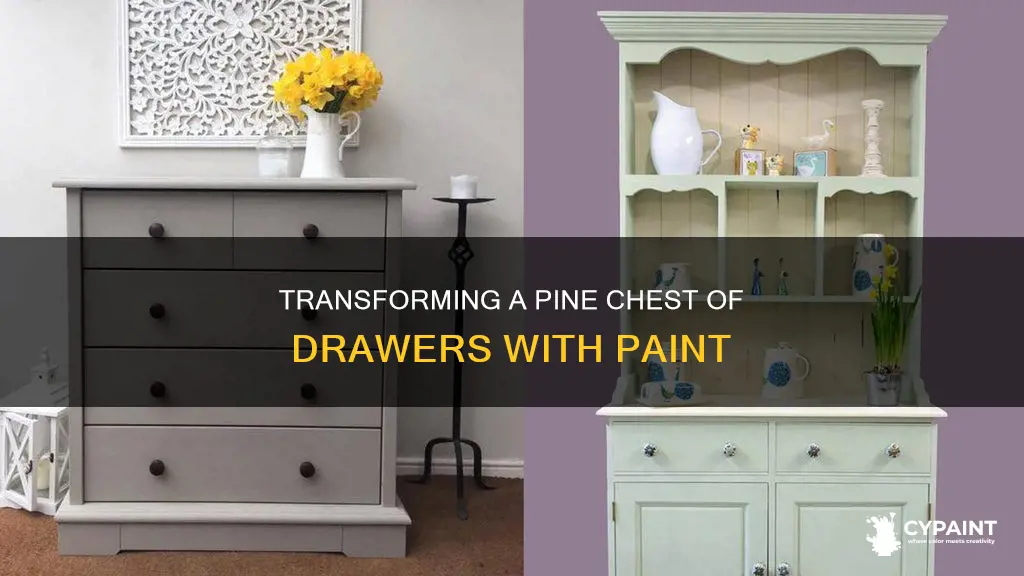 how do i paint a pine chest of drawers