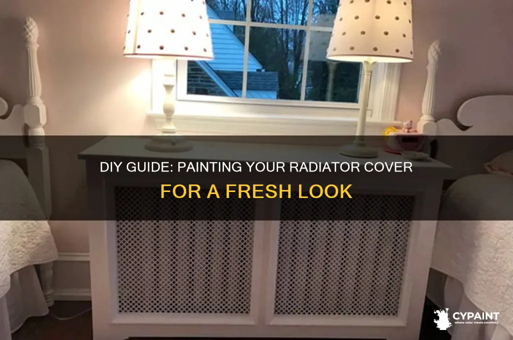 how do i paint a radiator cover