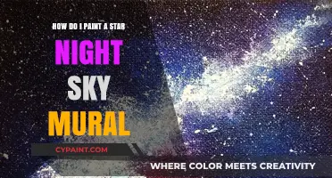 Starry Night Sky Murals: Painting the Galaxy at Home