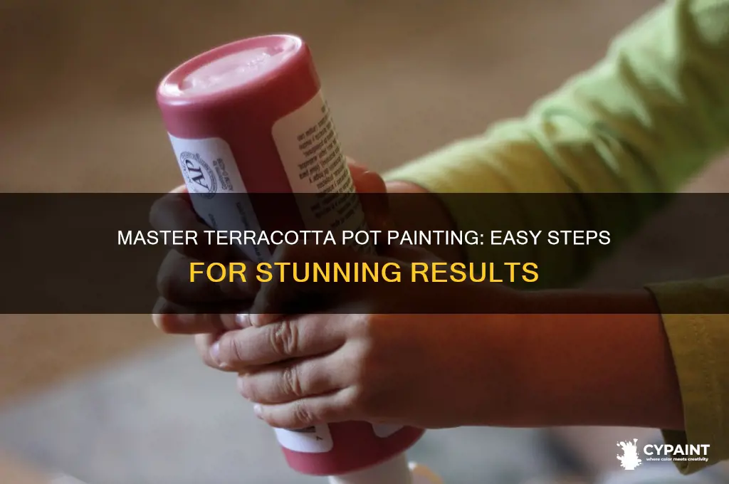 how do i paint a terracotta pot