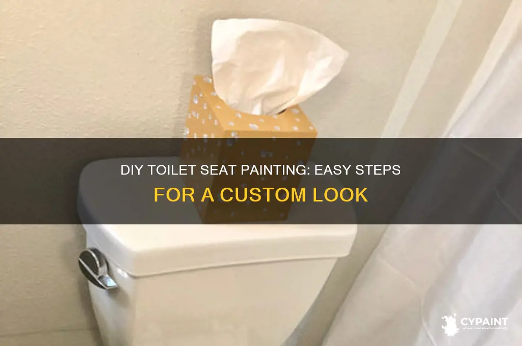 how do i paint a toilet seat