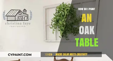 Transform Your Oak Table: A Step-by-Step Painting Guide