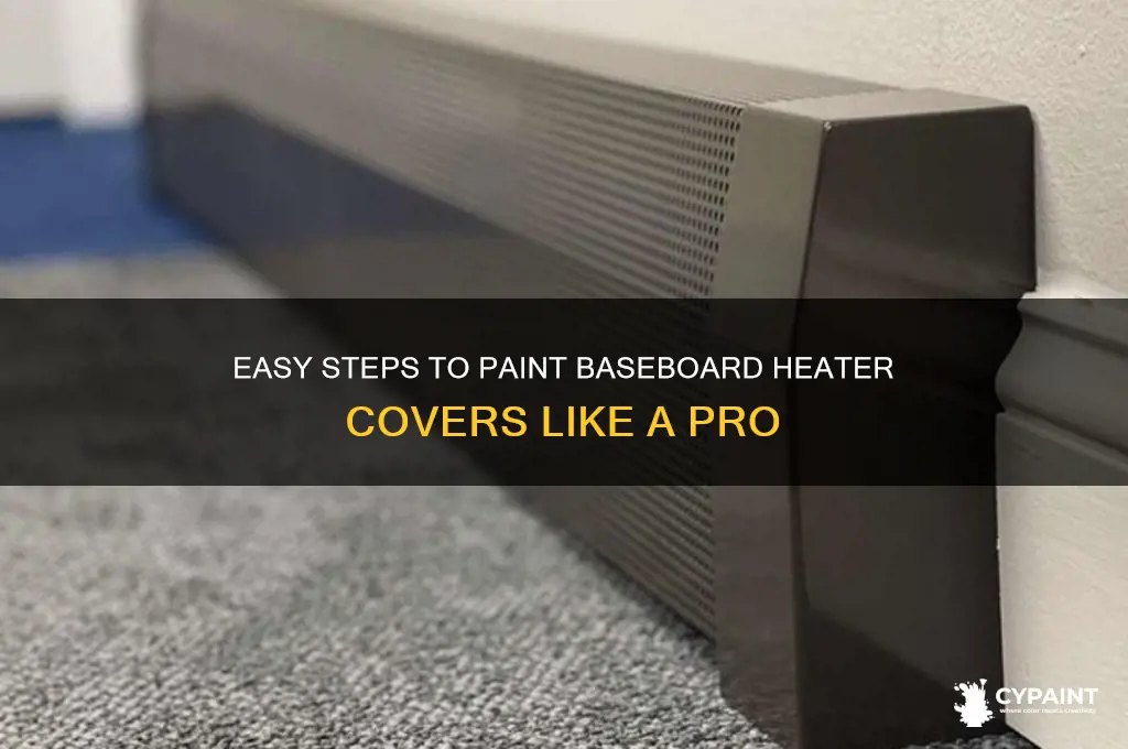 how do i paint baseboard heater covers