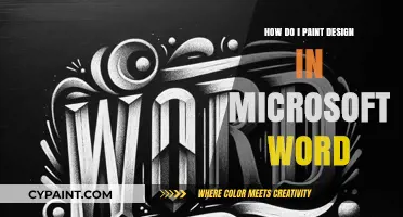 Designing with Paint in Microsoft Word