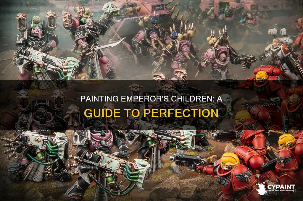 how do i paint emporors children space marines
