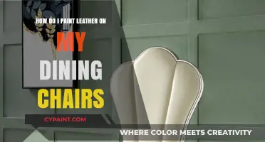 Leather Dining Chair Makeover: A Painting Guide