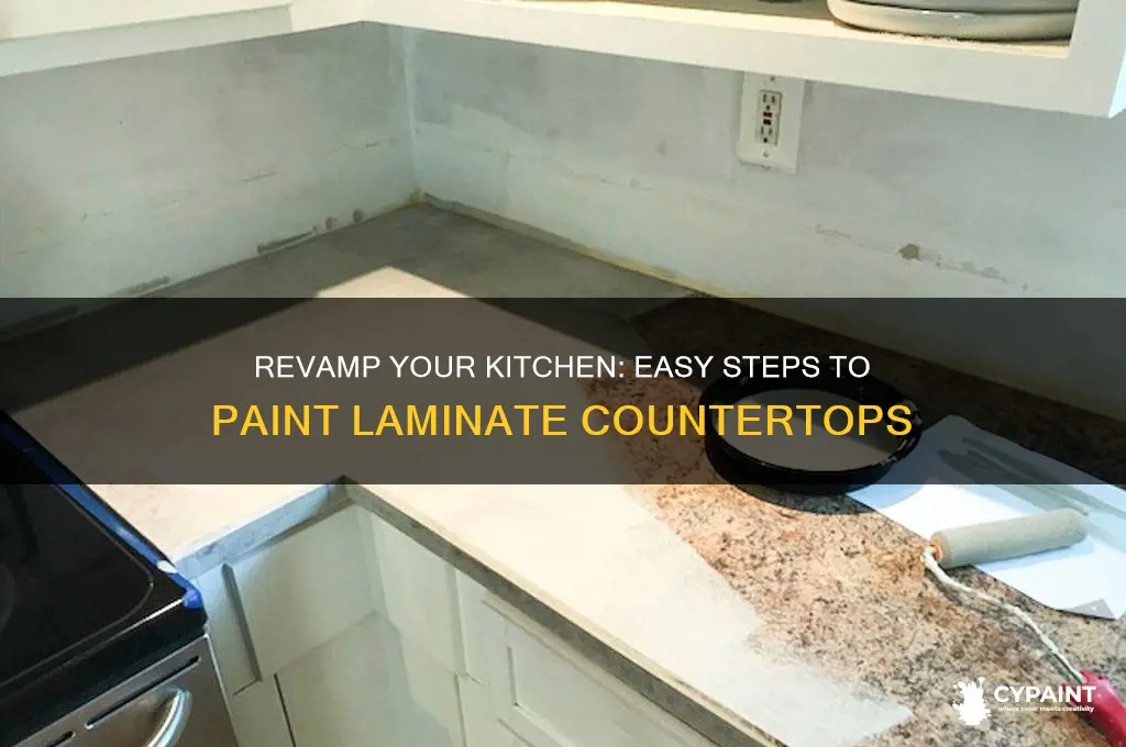 how do i paint my laminate countertop