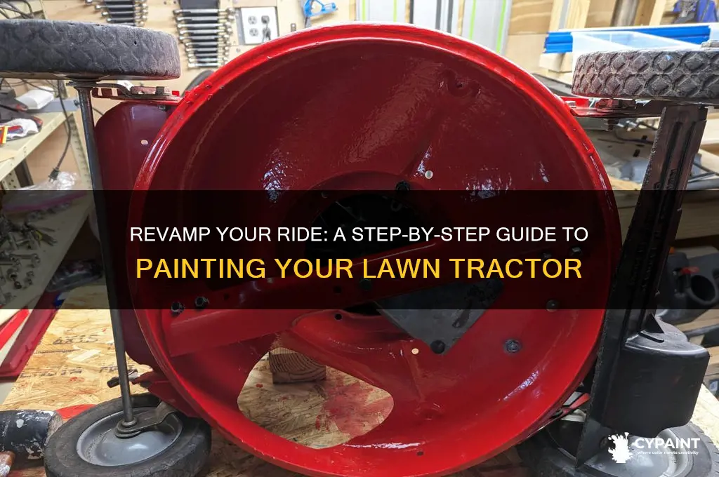 how do i paint my lawn tractor