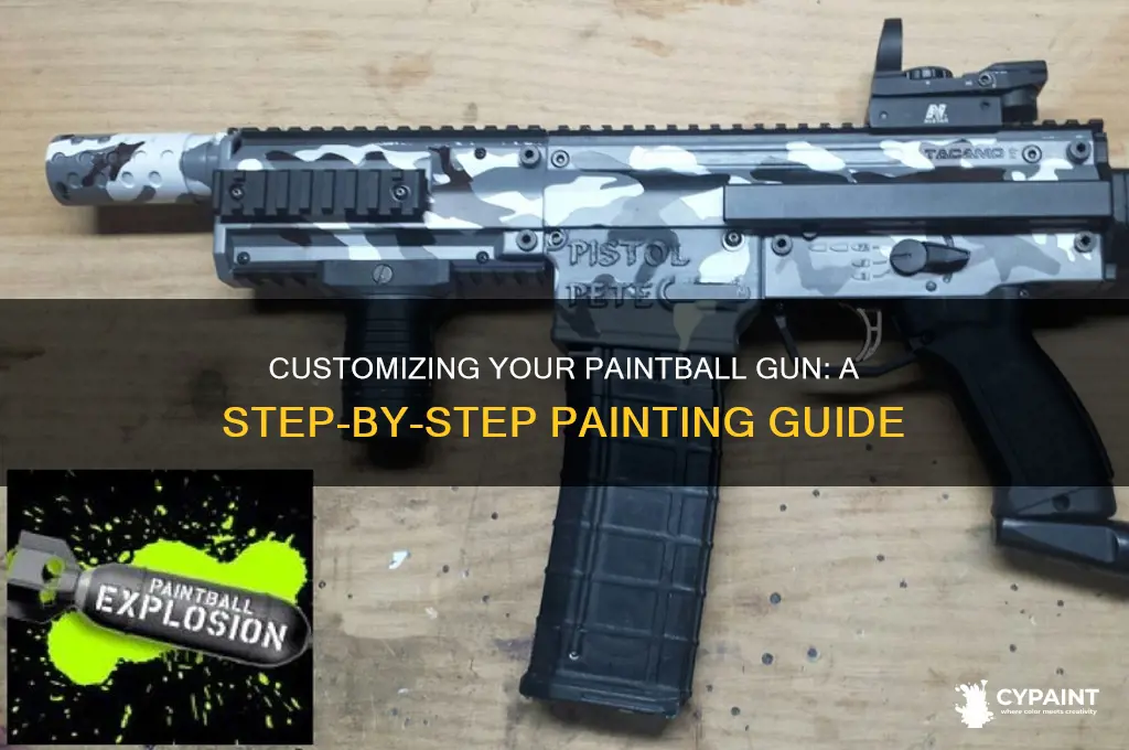 how do i paint my paintball gun