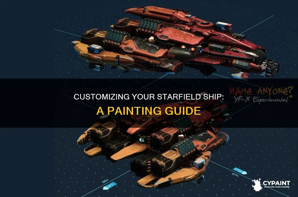 how do i paint my ship in starfield