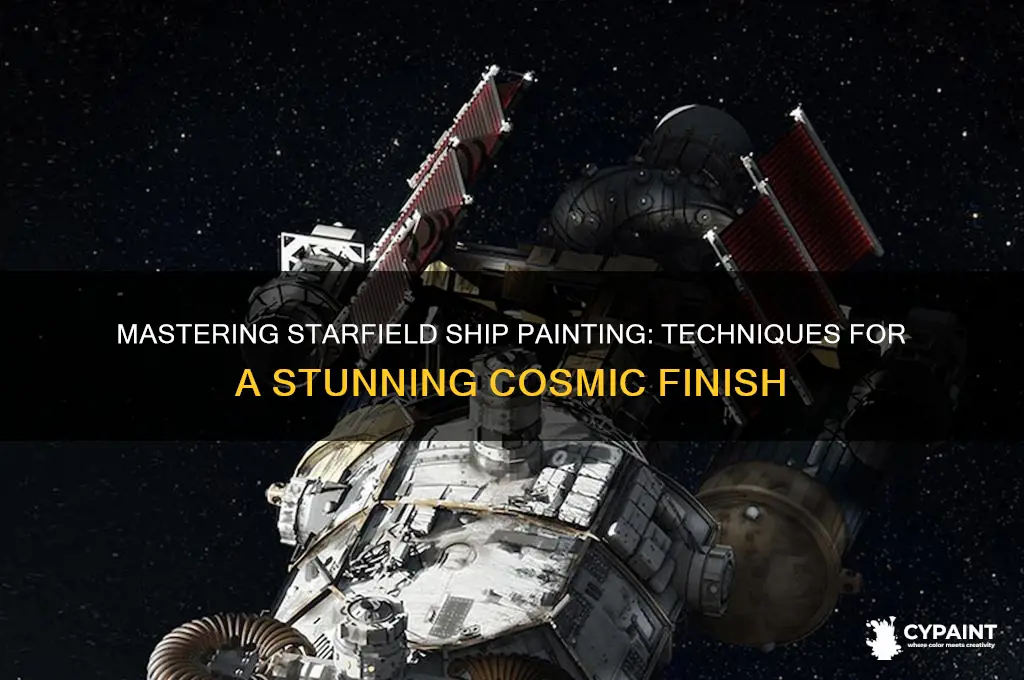 how do i paint my ship starfield