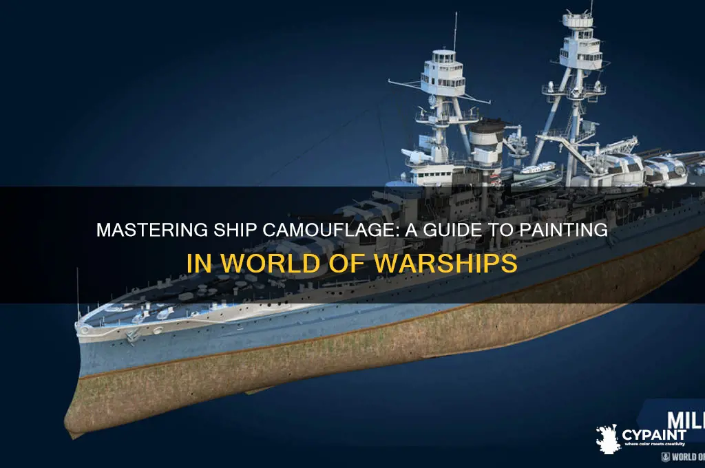 how do i paint my ships in world of warships