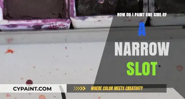 Mastering Precision: Techniques to Paint One Side of Narrow Slots