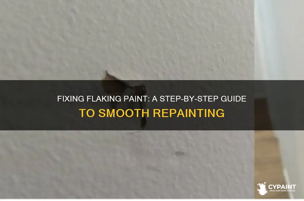 how do i paint over flaking paint