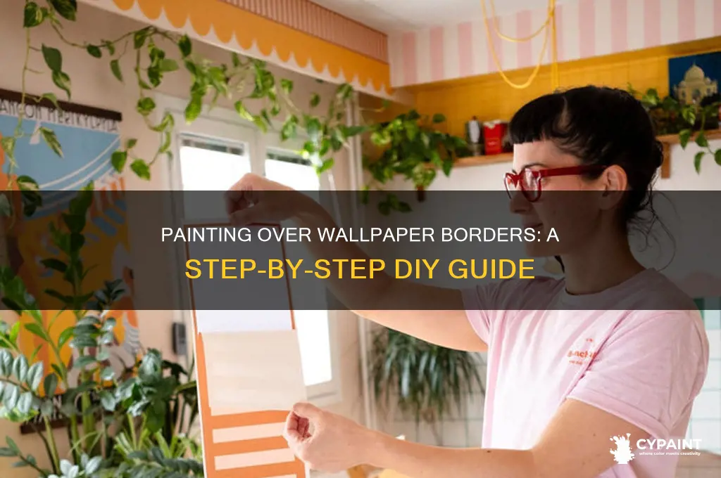 how do i paint over wallpaper border