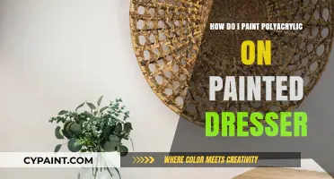 Applying Polyacrylic: A Guide to Protecting Your Painted Dresser