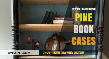 Transforming Rough Pine Bookcases with Paint