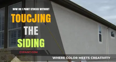 Stucco Painting: Keep Siding Untouched