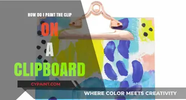 Transforming Clipboards: Painting Clip Makeover