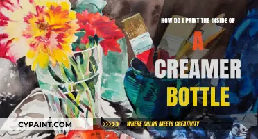 Creative Tips for Painting the Inside of a Creamer Bottle