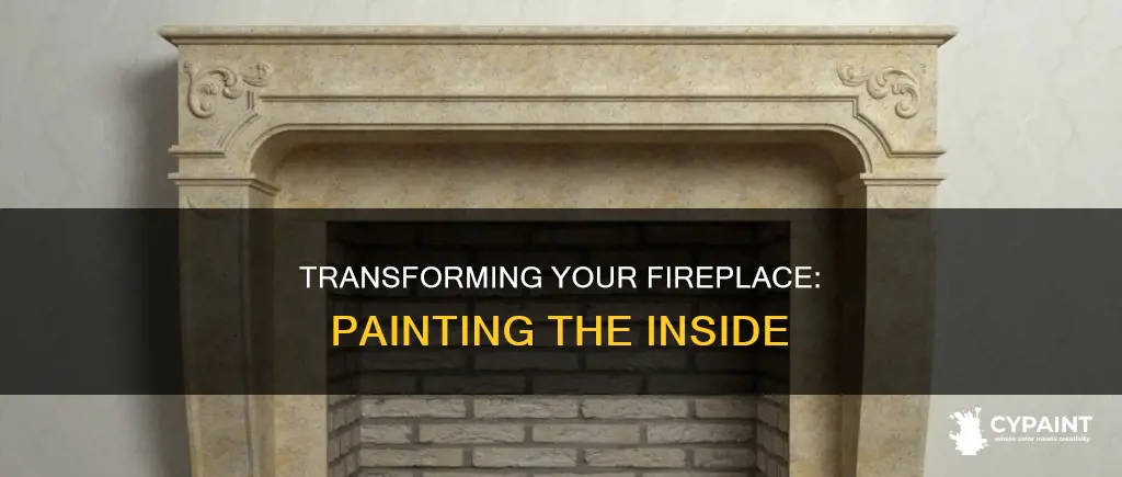 how do i paint the inside of a fireplace