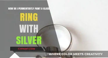 Permanently Paint a Glass Ring Silver: A Step-by-Step Guide