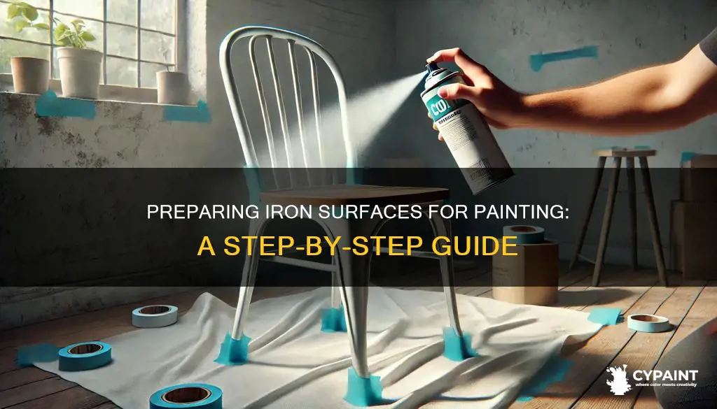 how do i prep an iron piece to paint