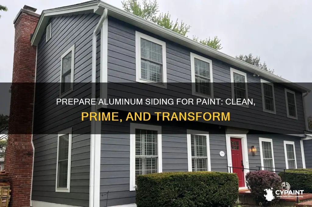 how do i prepare aluminum siding for paint