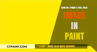 Print Full-Page Images in Paint: Step-by-Step Guide