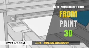 Print Large Designs Across Multiple Sheets Using Paint 3D