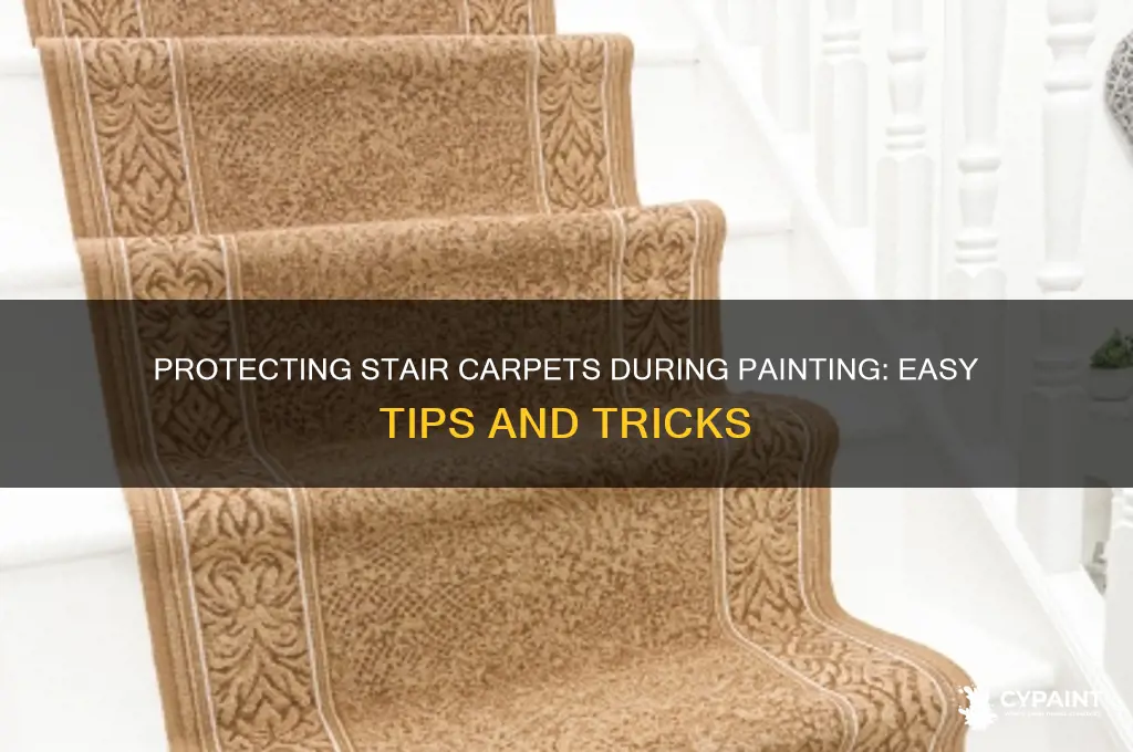 how do i protect my carpet on stairs for painting
