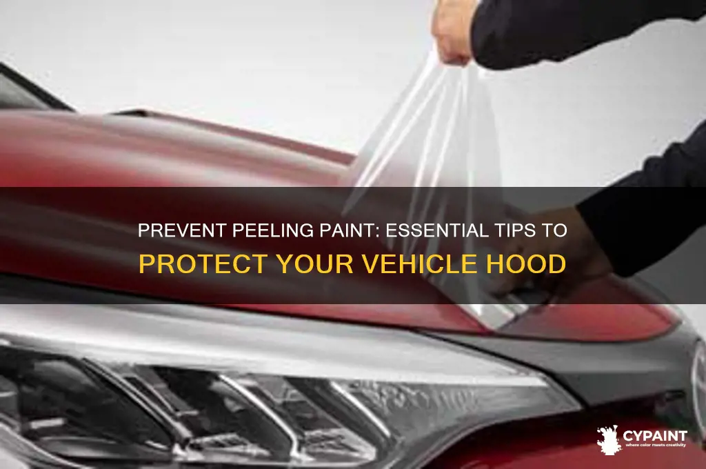 how do i protect my vehicle hood from peeling paint