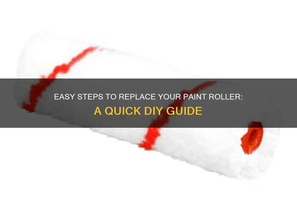 how do i replace the roller on the paint thing