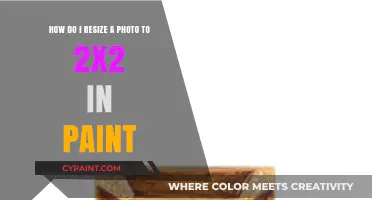 Resize Photos to 2x2 in Paint: Quick and Easy Guide