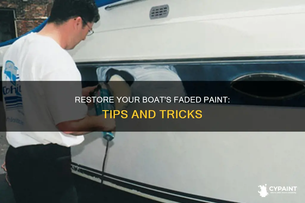 how do i restore my boats faded paint