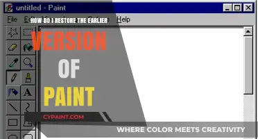 Reverting Paint: Restoring the Classic Version
