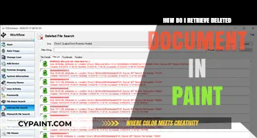 Retrieving Deleted Paint Documents: An Easy Guide