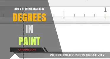 Rotate Text 45 Degrees in Paint: Easy Step-by-Step Guide