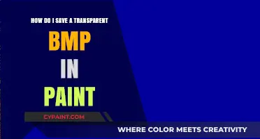 Paint Tips: Saving Transparent BMPs