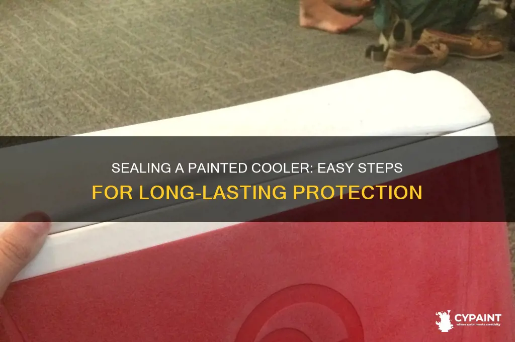 how do i seal a painted cooler
