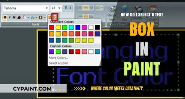 Selecting Text Boxes in Paint: A Step-by-Step Guide