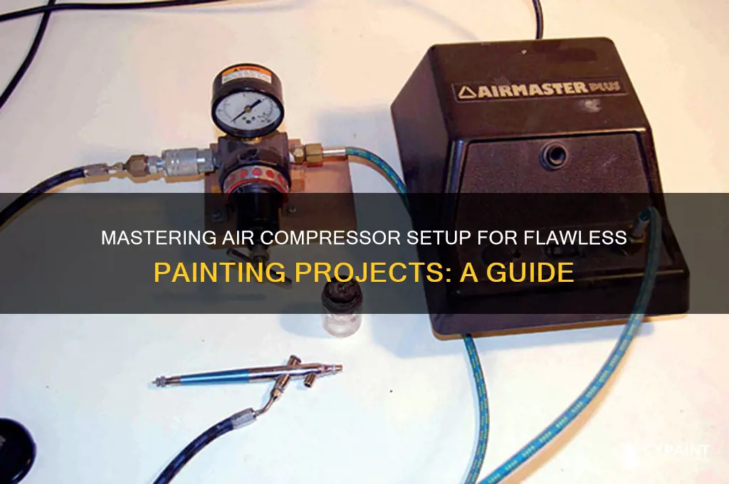 how do i set up my air compressor for painting