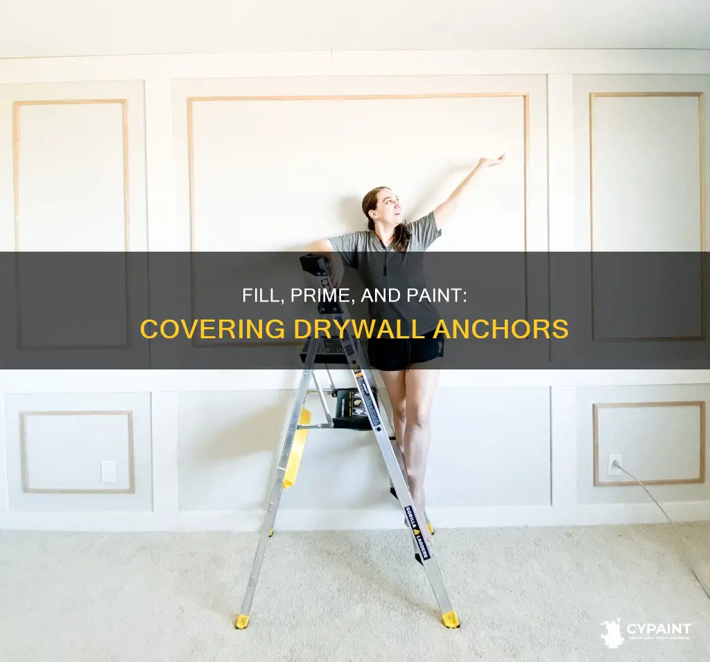 how do i spackle and paint over drywall anchors