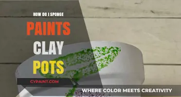 Creative Clay Pot Makeover: Sponge Painting Techniques for Beginners