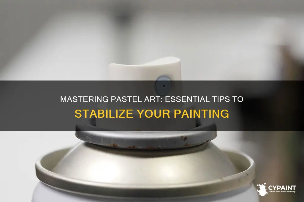 how do i stabilize a pastel painting