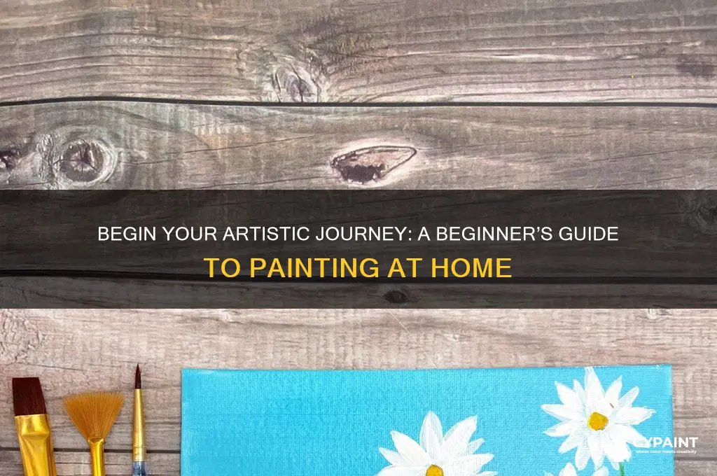 how do i start painting at home